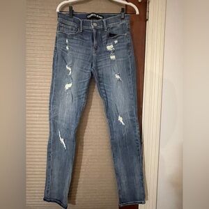 EXPRESS Fitted Distressed Women's Jeans